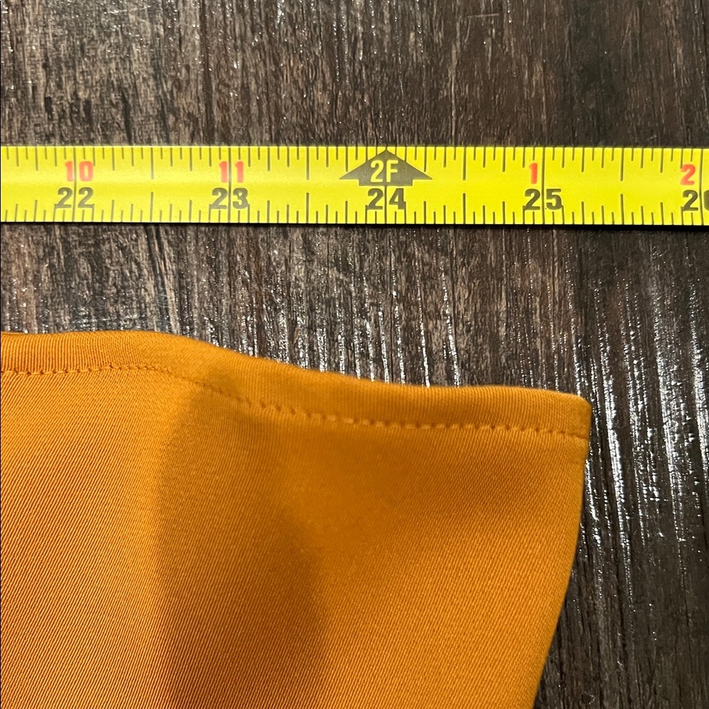 Vibrant Orange Wide-Leg Pants - Picture 6 of 7